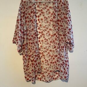 Poppy Pattern Kimono